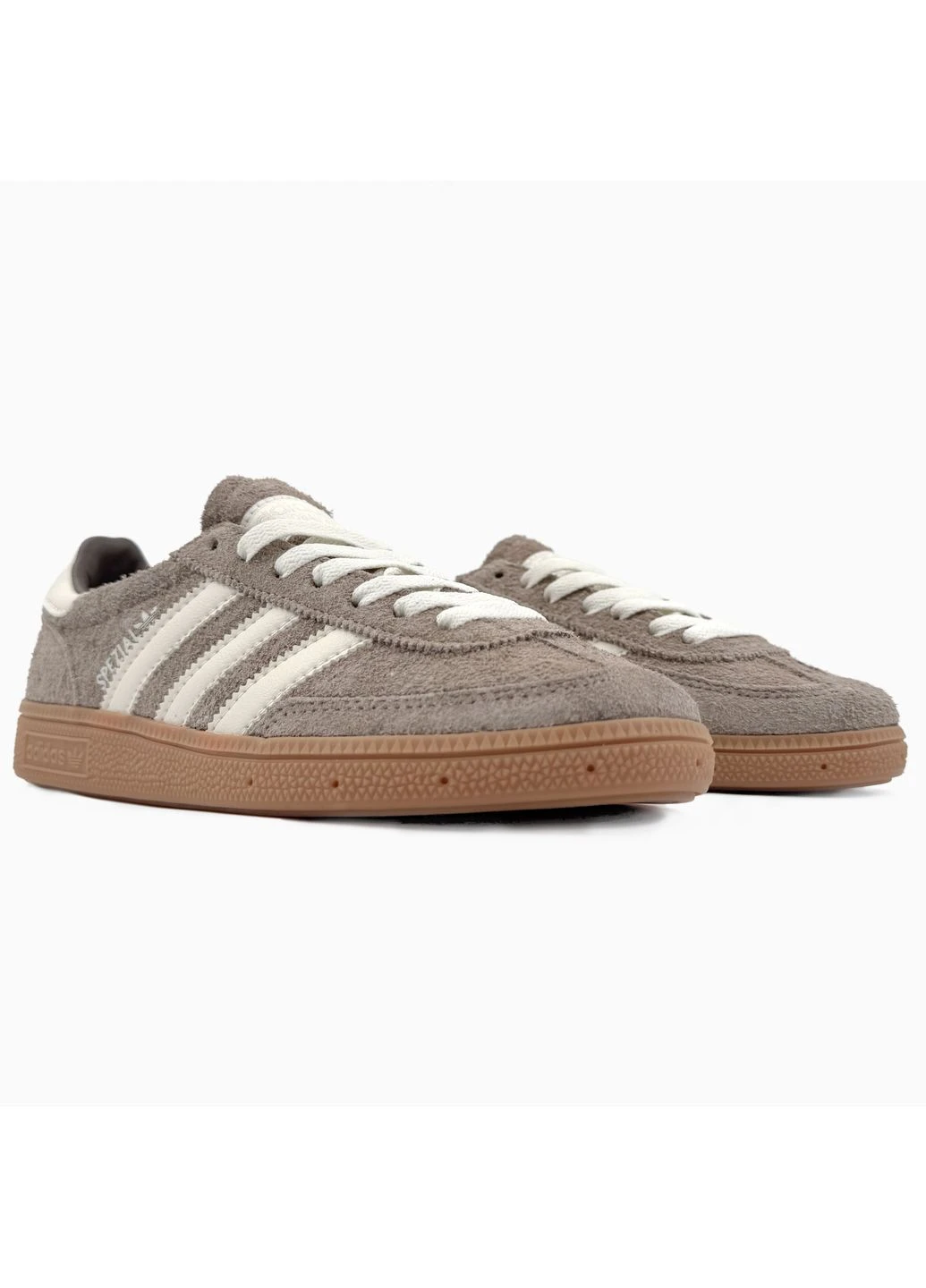 Коричневі кросівки чоловічі adidas handball spezial light brown адідас спеціал коричневі демісезон No Brand