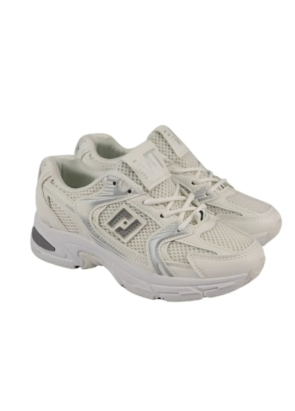 Белые демисезонные детские демисезонные кроссовки белые (h601) Solas