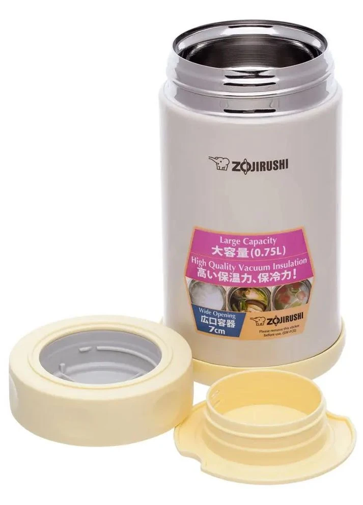 Пищевой термоконтейнер SW-FCE75YP 0.75l Бежевый Zojirushi (326508071)