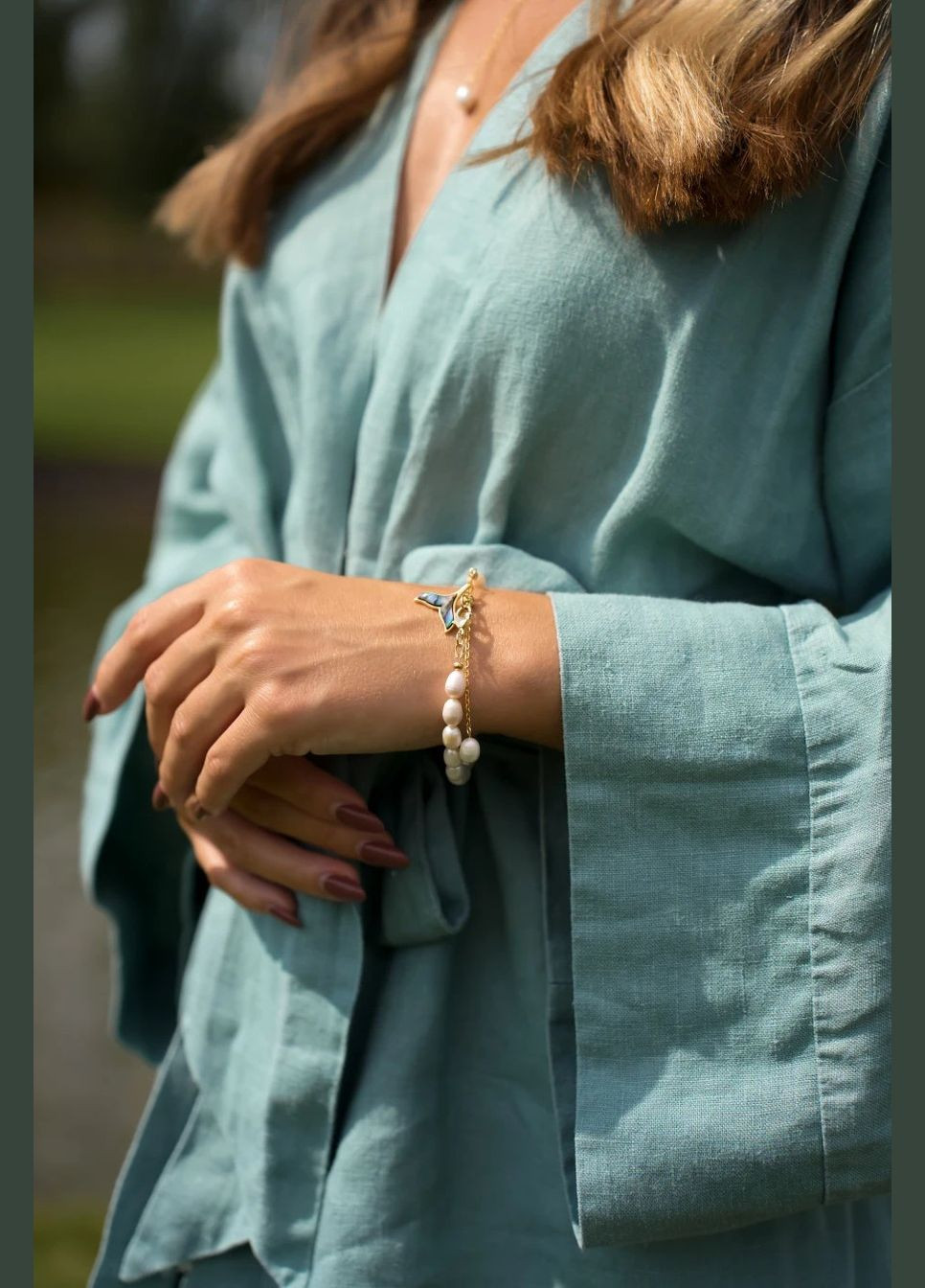 Браслет "Chrome Whale" Le'Perle (312520129)