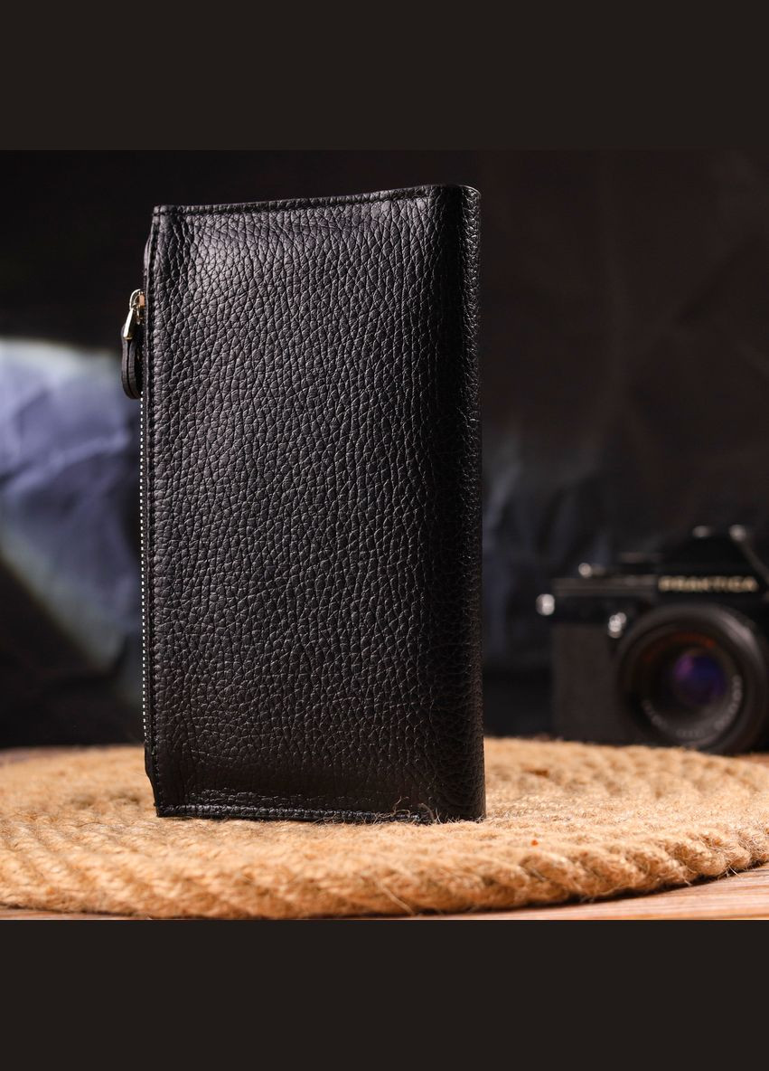 Жіночий вертикальний гаманець з натуральної шкіри 21641 Canpellini (331908174)