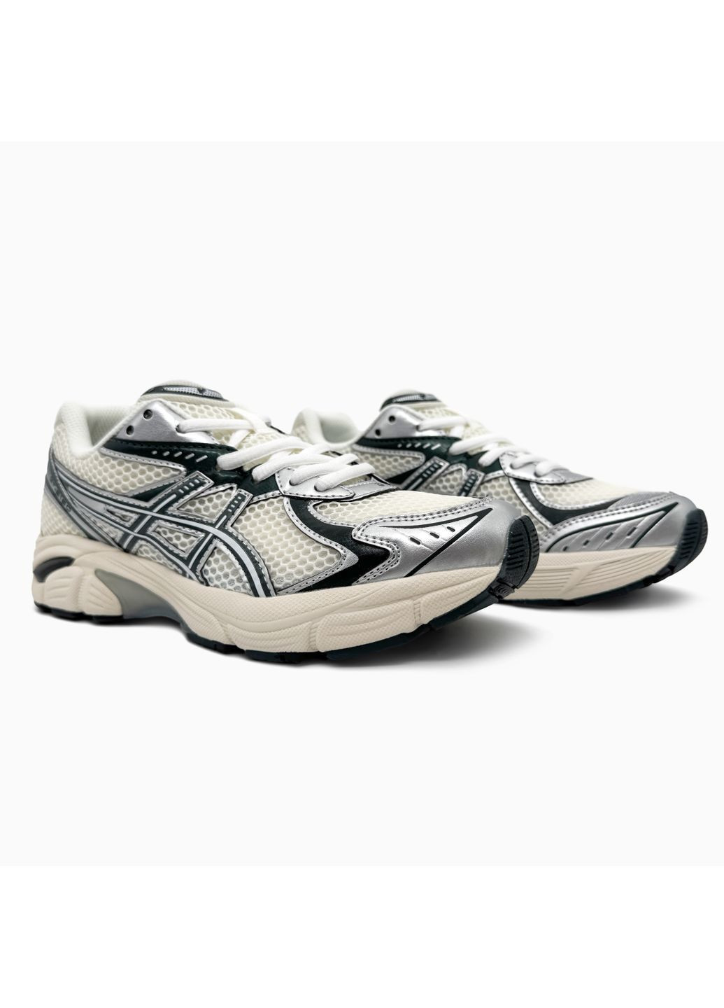 КРОСІВКИ ЖІНОЧІ ASICS GT-2160 SILVER / BEIGE / DARK GREEN АСІКС GT-2160 No Brand сірі демісезони (368867662)