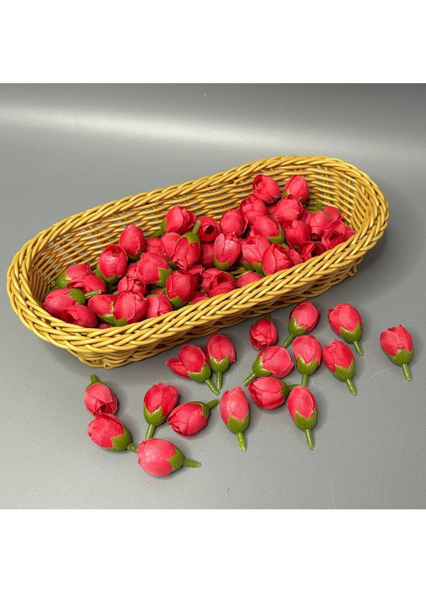 Бутон трояндочки 2 см - малиновий Plus-plus (352744676)