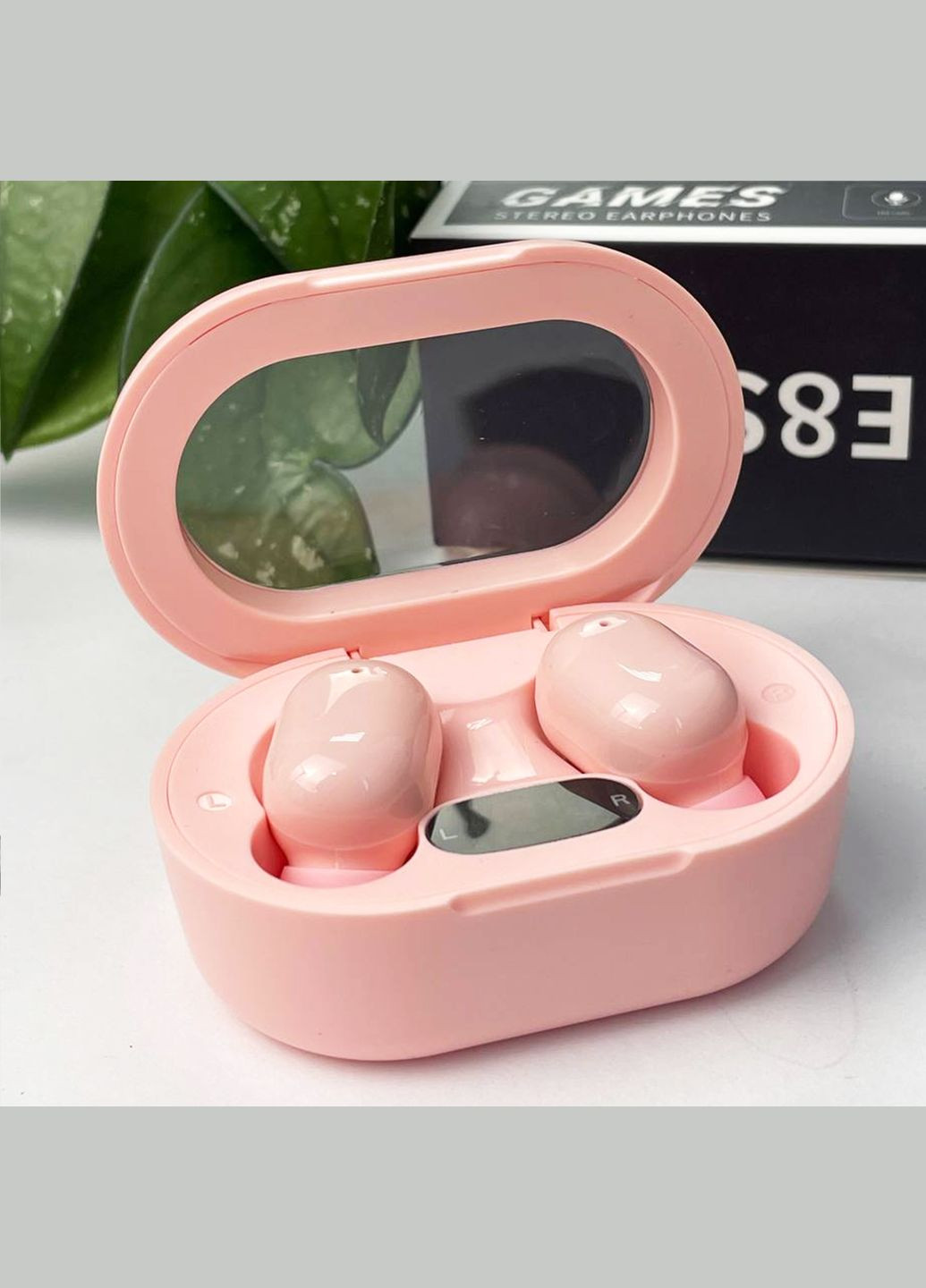 Бездротові навушники Air Dot E8s Рожевий No Brand (331111426)