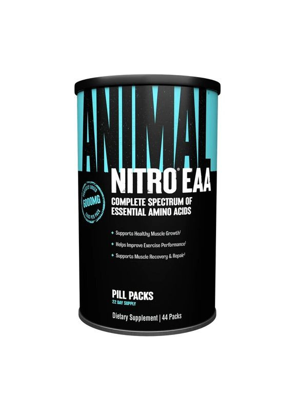 Аминокислота Animal Nitro, 44 пакетика Universal Nutrition (322292833)