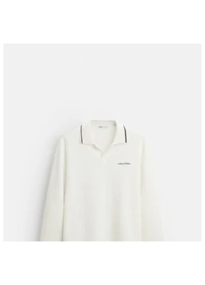 Кофта лонгслів X AMB BRODADS поло 4087/354 Oyster W Zara комбінований