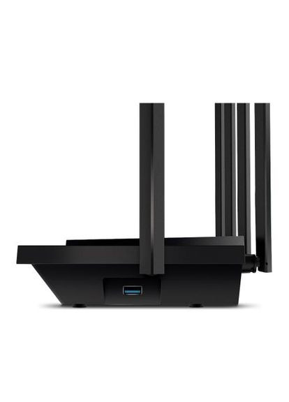 Роутер Archer AX73, Black, Wi-Fi 802.11n/ac/ax, до 5378 Mb/s, 2.4/5GHz, 4x100/1000 Mb/s, RJ45 100/1000Mb/s (Gb), 1хUSB ан 3. TP-Link (334116567)