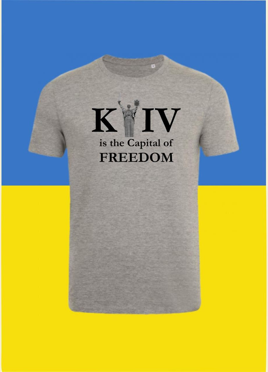 Футболка YOUstyle Kyiv is the Capital of Freedom 0988 Gildan (279541301)