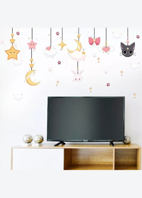 Наклейка на стену в детскую Подвесные украшения (лист 50 х 70 см) Б353-2 No Brand (302242502)