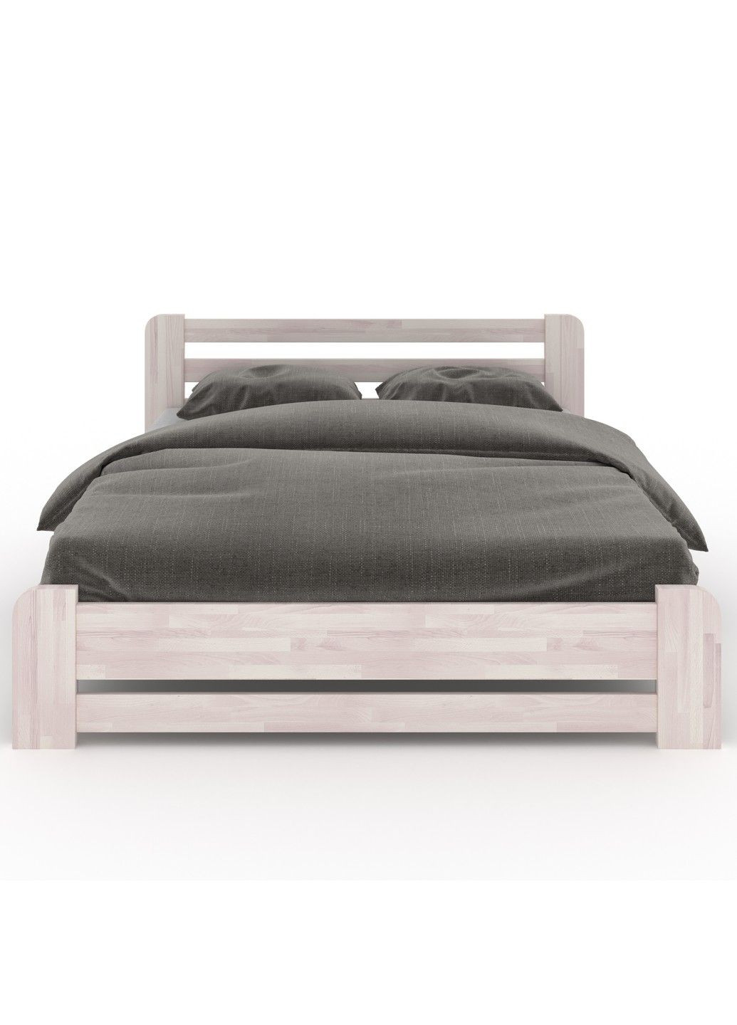 Ліжко Монтана бук 140х200 білий олія Fagus (303724133)