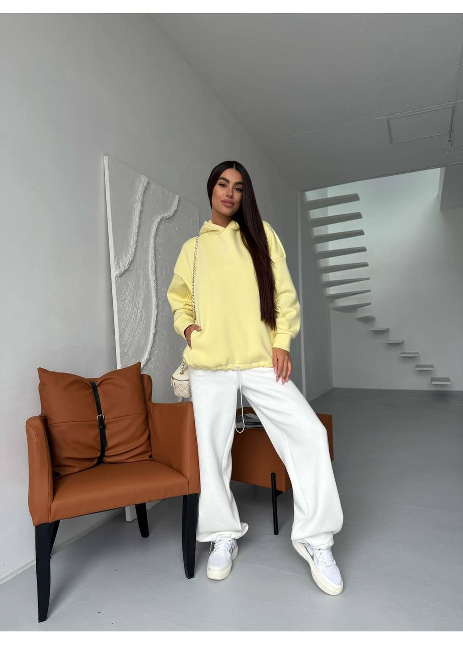 Женские тощие оверсайз из турецкой трехнитки на флисе замеры в описании GD/GL Модний простір (369625075)