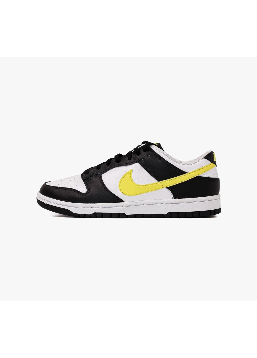 Черные кроссовки мужские dunk low black/white Nike