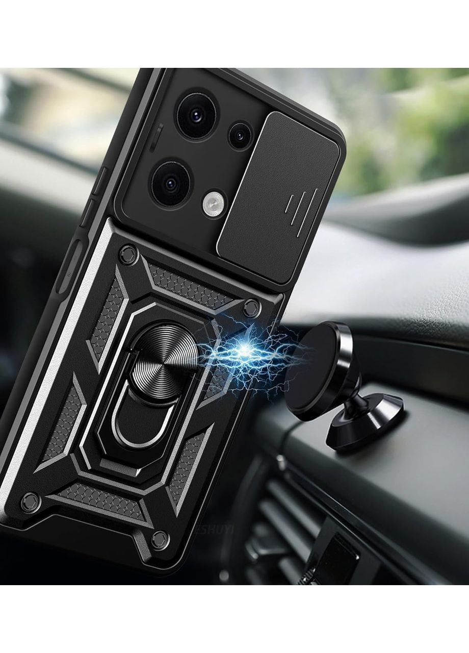 Чохол-накладка Military для Xiaomi Redmi Note 13 5G Black (711030) BeCover (364861293)