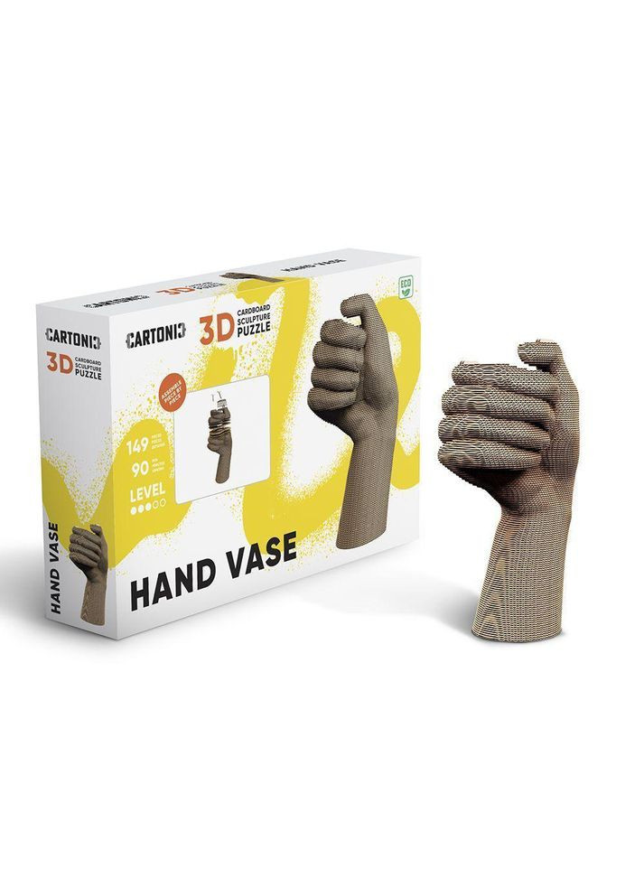Картонний конструктор " 3D Puzzle HAND VASE" Cartonic (313103162)