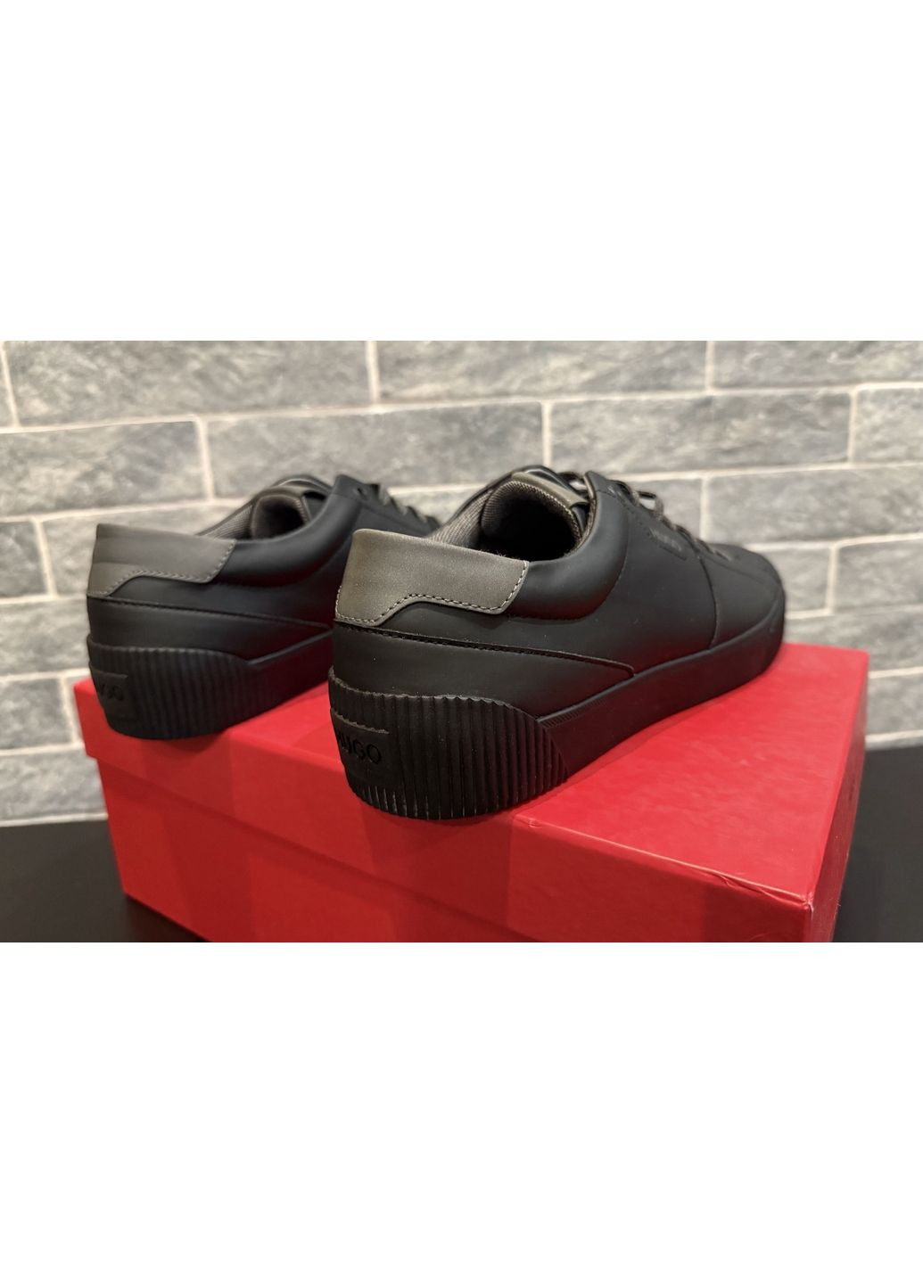 Чорні Осінні кросівки чоловічі Hugo Boss Zero Tenn