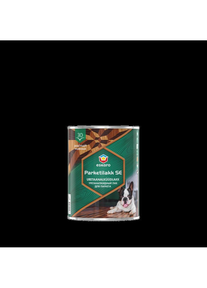 Лак паркетный Parketilakk SE 30 уретан алкидный полуматовый 1 л ESKARO (360882372)
