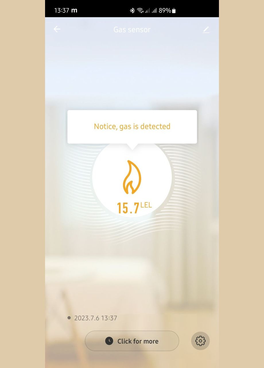 Wi-Fi датчик витоку газу No Brand (334302294)