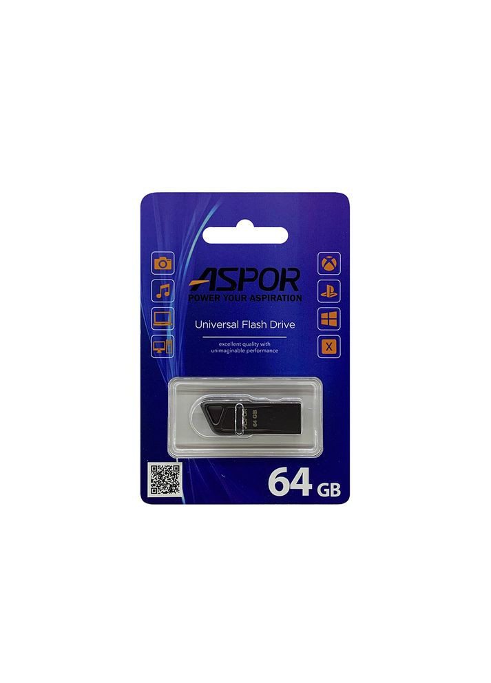 USB Flash AR114 64GB- графит Aspor (367602782)