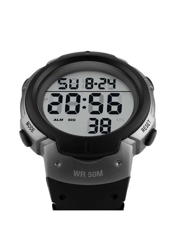 Годинник наручний чоловічий SKMEI 1068TN, брендовий чоловічий годинник, годинник чоловічий спортивний. Колір: титан No Brand (359474629)