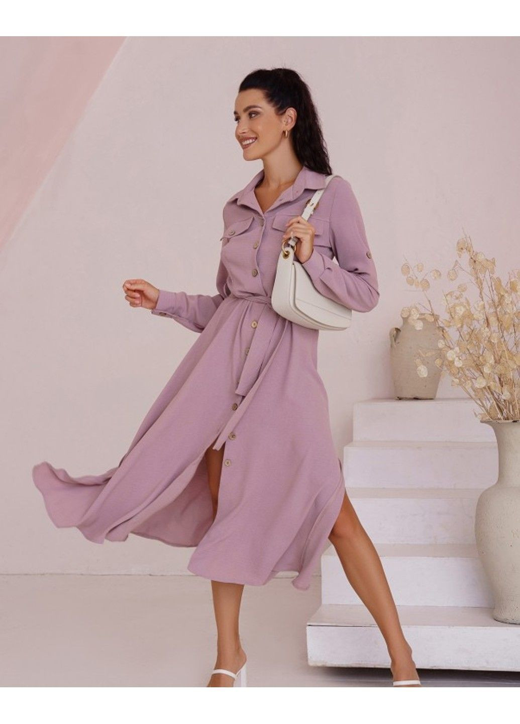 Бежева повсякденний сукні sa-418 бежевий ISSA PLUS