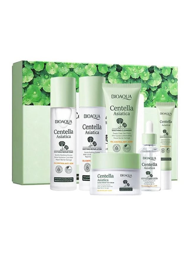 Подарочный набор косметики по уходу за кожей лица с акне Centella Asiatica 6 в 1 Bioaqua (367991347)