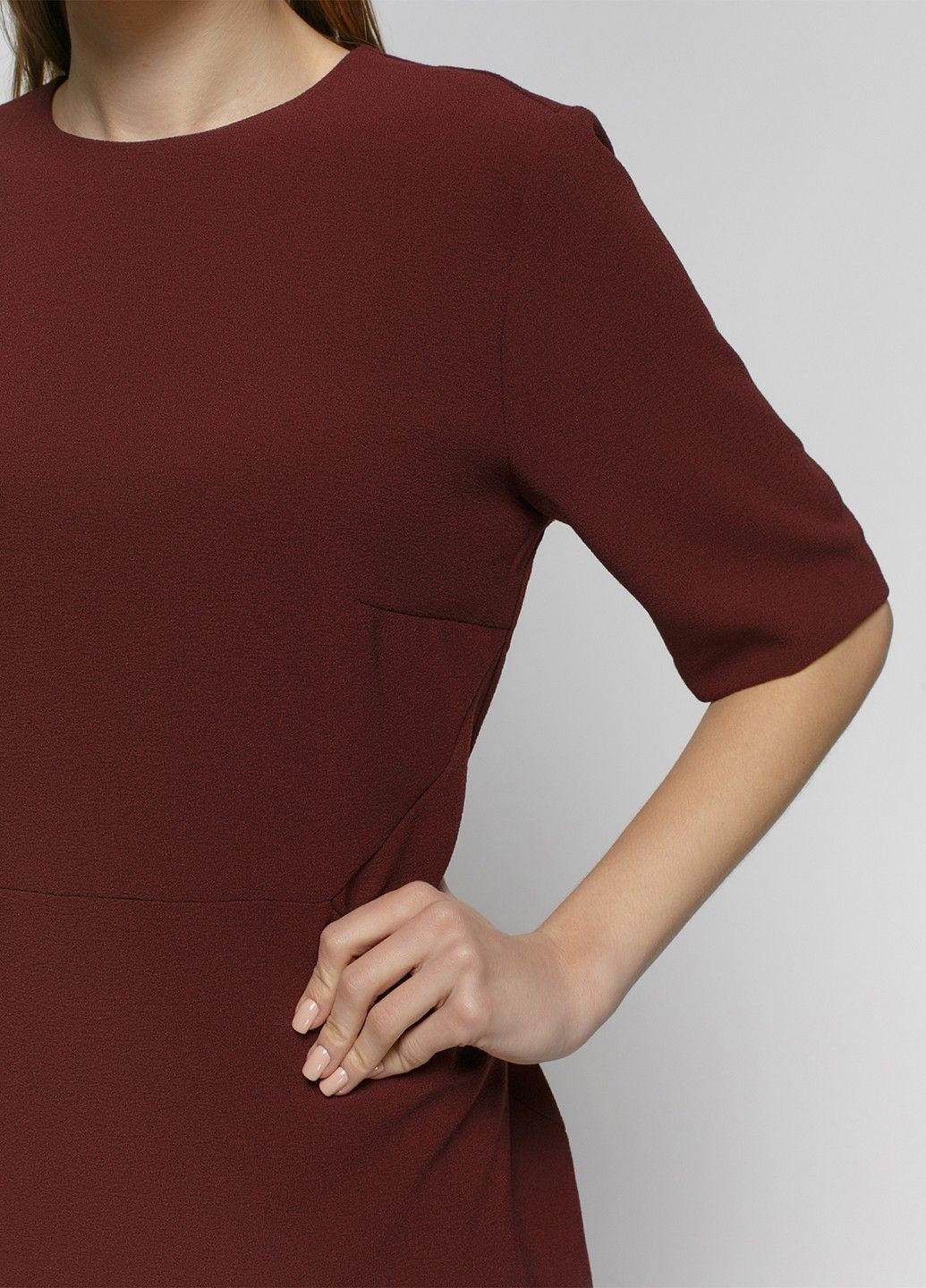 Темно-бордова кежуал сукня H&M