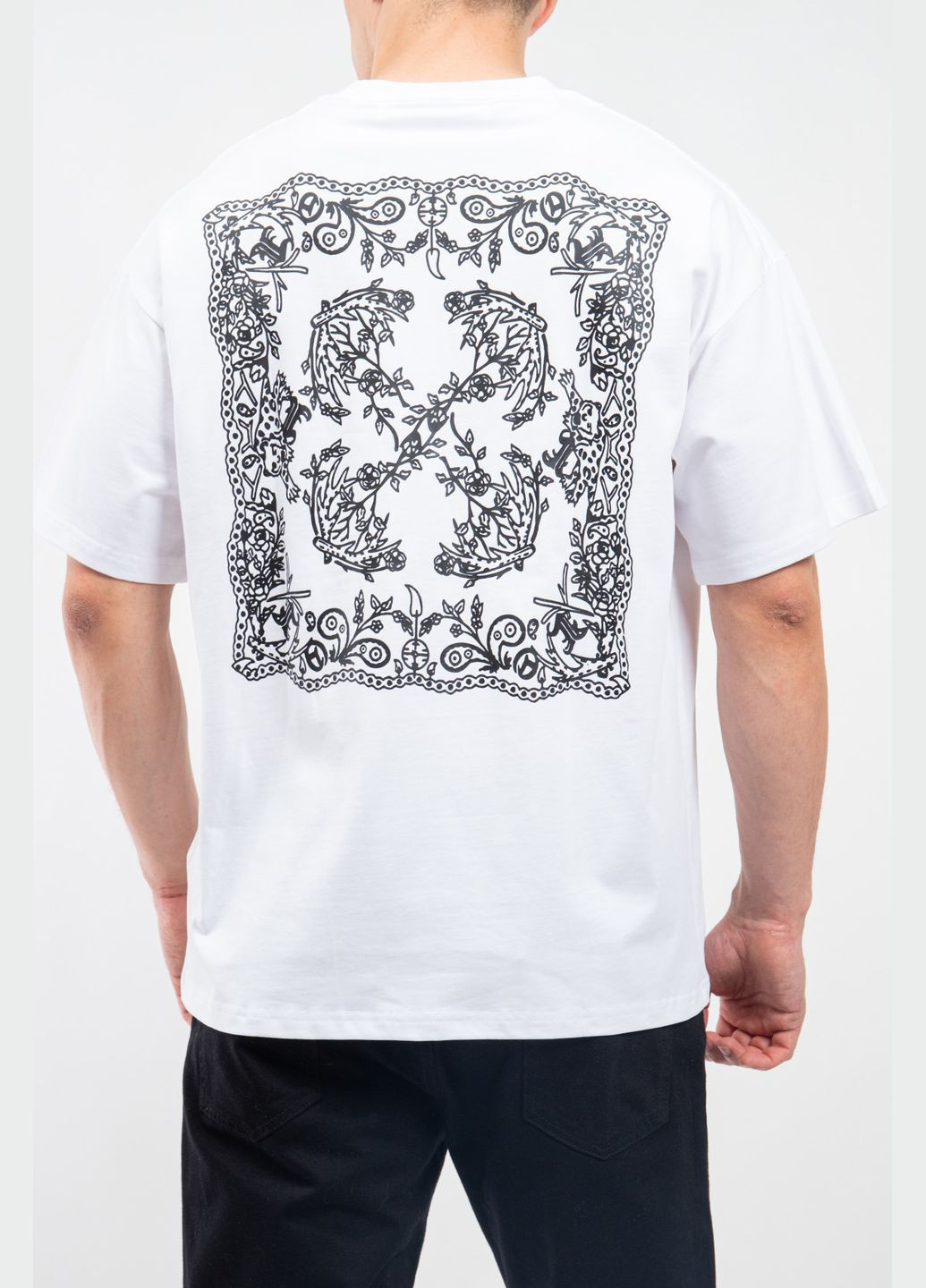 Белая футболка Off White