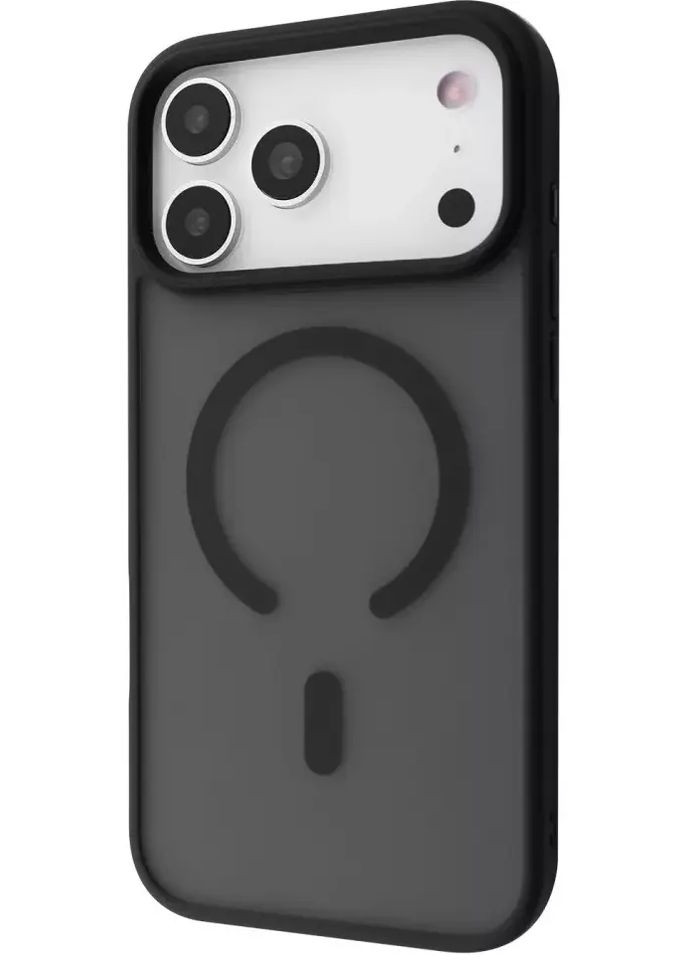 Чохол Matte Insane Case with Magnetic Ring iPhone 17 Pro Max (black) Wave (372466256)