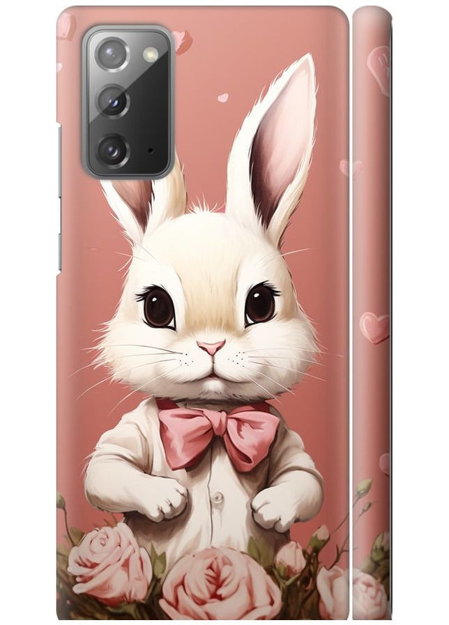 3D пластиковий матовий чохол 'Зайчик' для Endorphone Samsung Galaxy Note 20 (267316571)