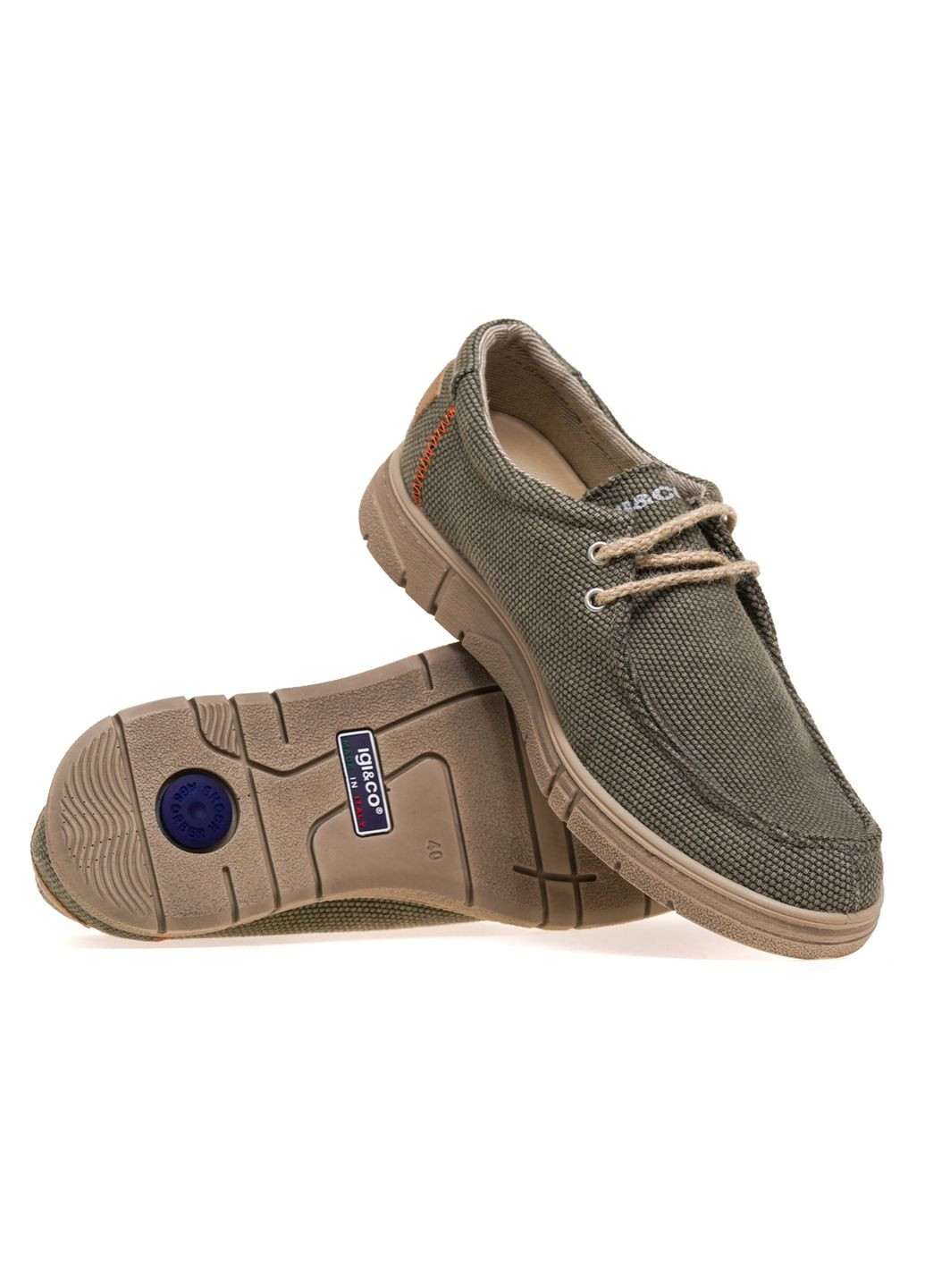 Оливковые туфли комфорт 5619822 Igi&Co