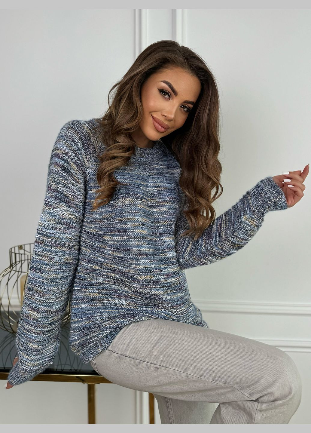 Синий демисезонный свитера джемпер Magnet WN20-674