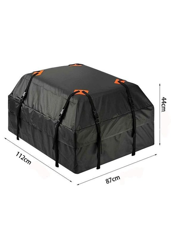 Багажник на крышу автомобиля 112×87×44 см водонепроницаемая сумка, черный + антискользящий коврик (R051512-51513) Icar (349843504)