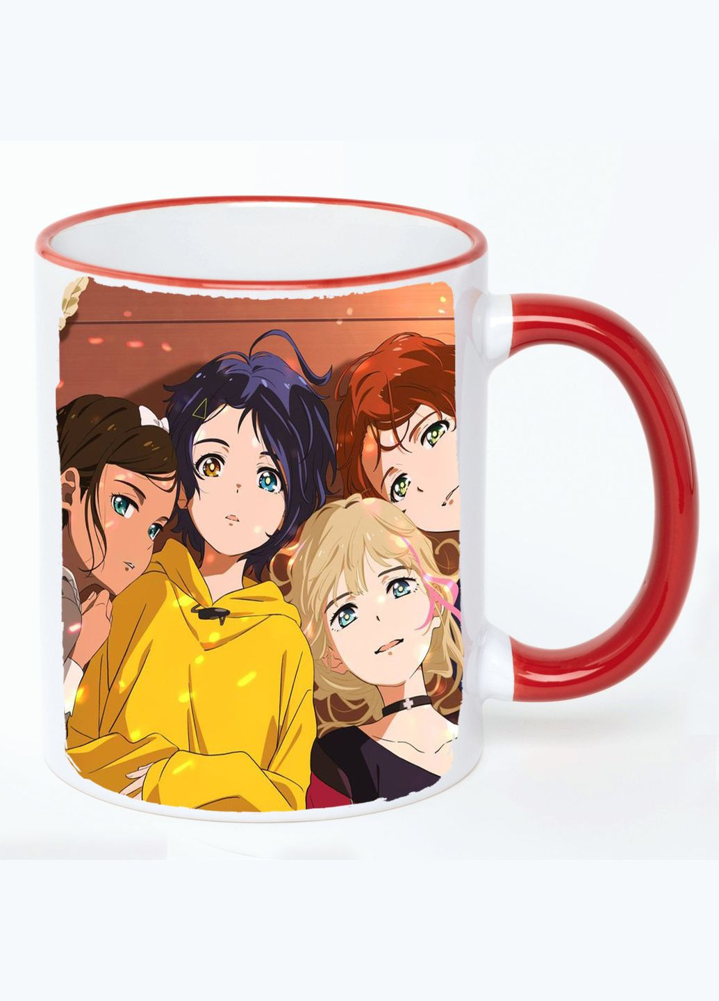 Чашка Приоритет чудо яйца Аниме #007 (кружка, кружка) Белая с Красной ручкой 330 мл No Brand (322713044)