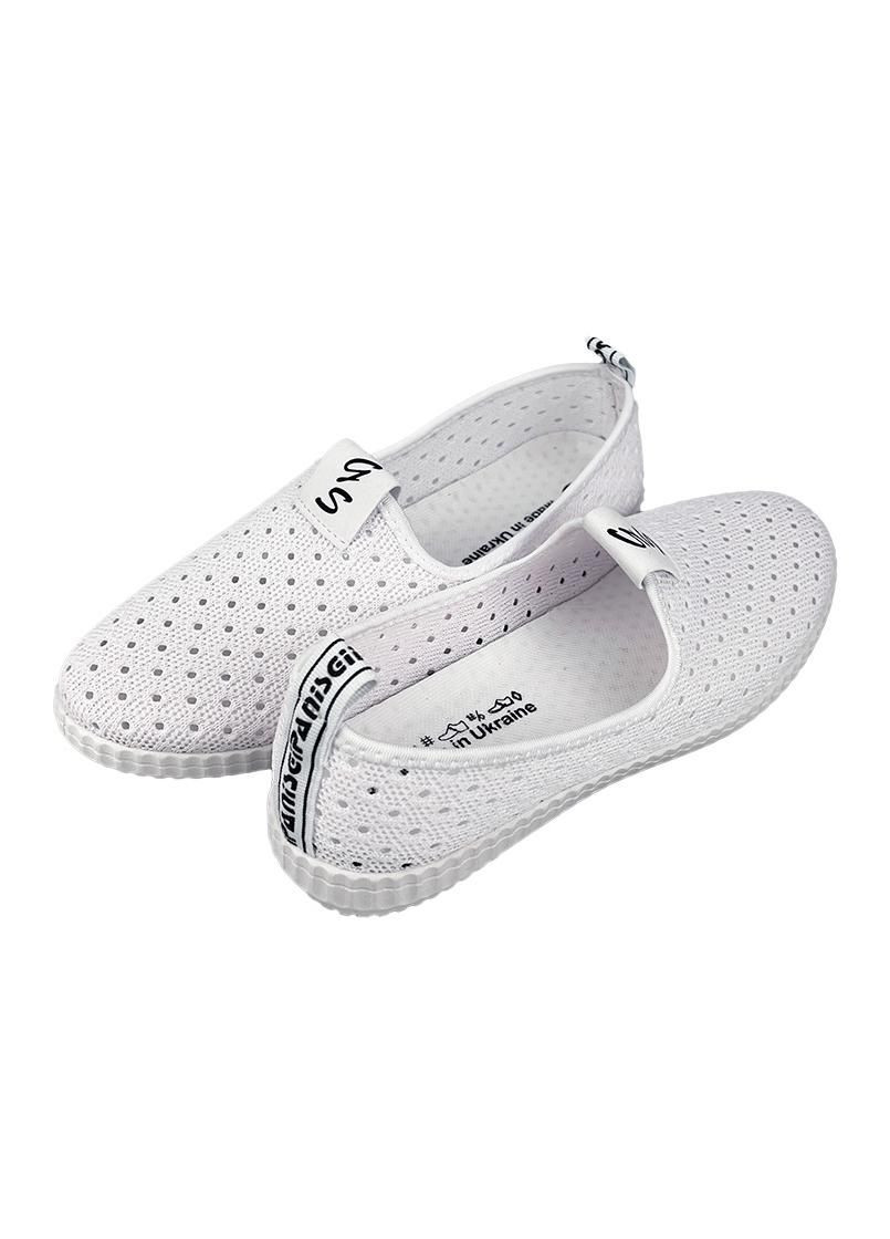 Мокасини жіночі сіточка білі 5260-3 Gipanis (326557448)