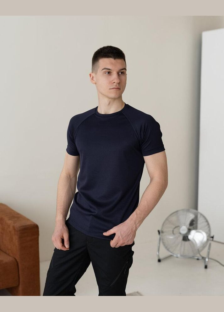 Тактична чоловіча футболка темно-синя No Brand (347269054)