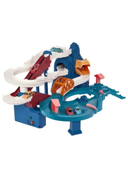 Ігровий набір (5501A) Zipp Toys Dino автотрек-серпантин електричний, 6 машинок (364498983)