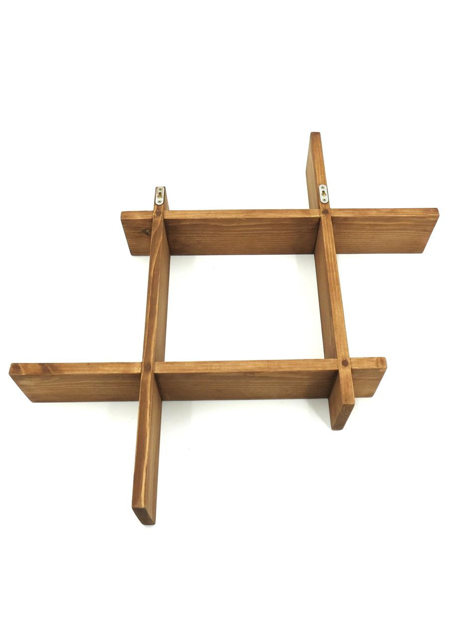 Настенная полка из дерева Пинекл мускат (НСП-005807) No Brand (328082516)