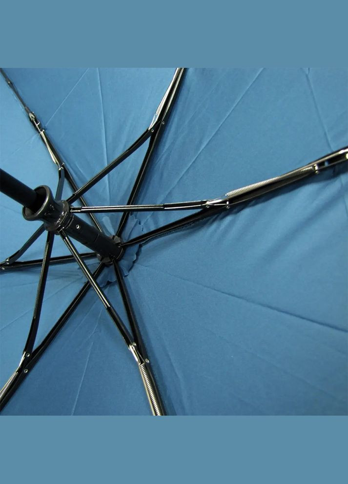 Чёрный зонтик складной полный автомат голубой 74456306 Doppler (316624215)