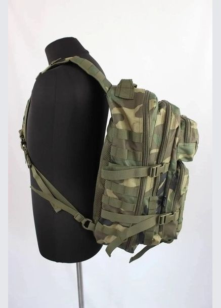 Рюкзак тактичний штурмовий однолямковий Miltec 29 л вудленд(14059220) Mil-Tec (305743208)