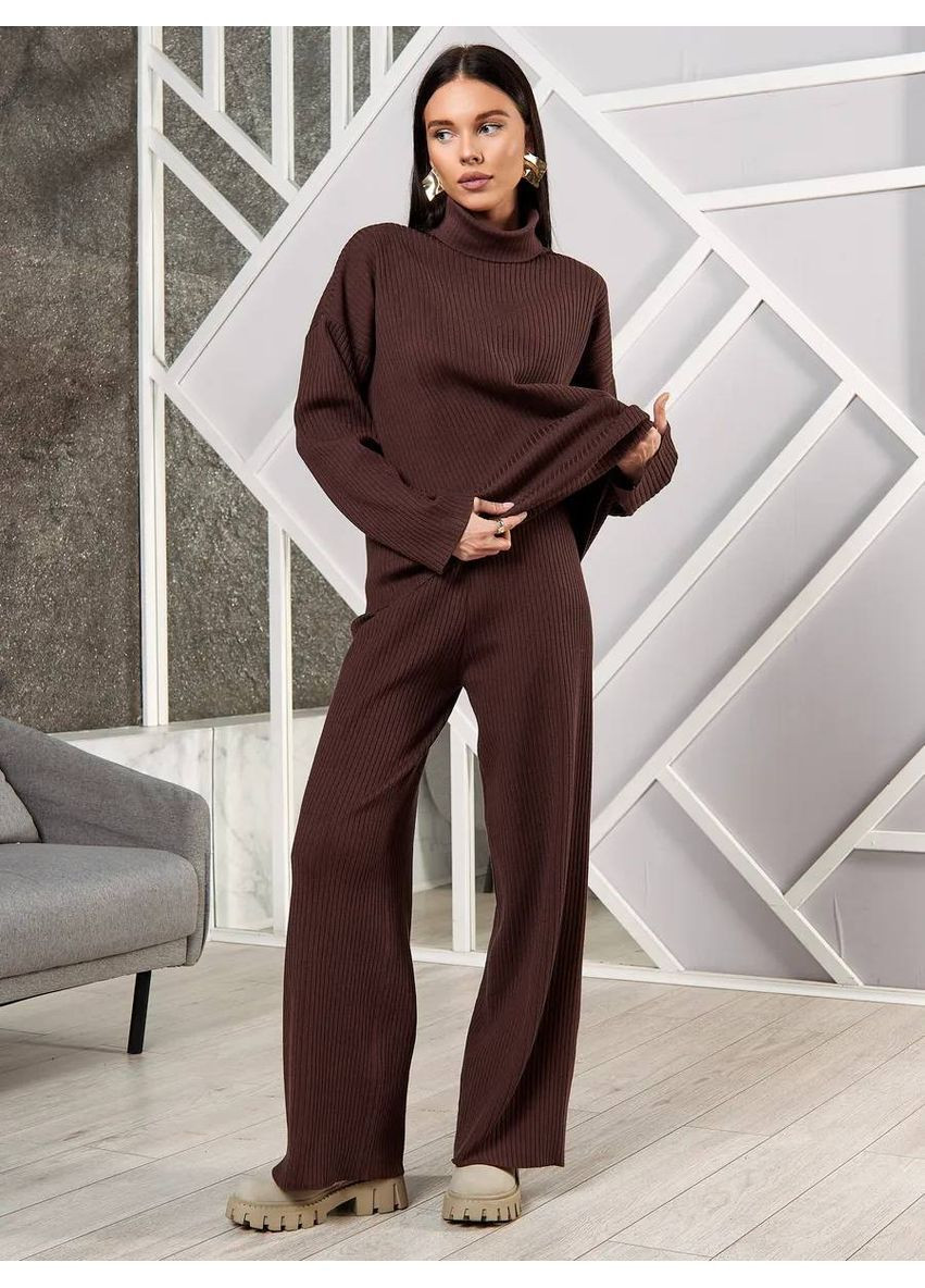 Женский костюм из ангоры рубчик No Brand (366391897)