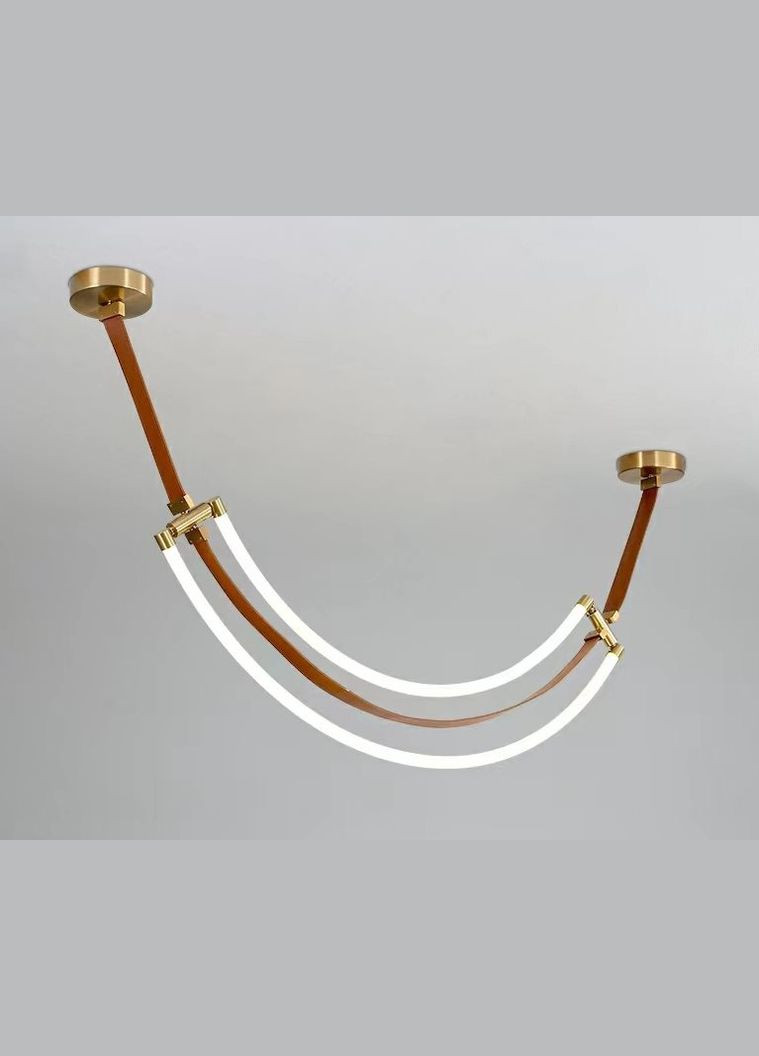 Люстра підвісна світлодіодна THD63224-1200 45W коричнева Valeso (357494738)