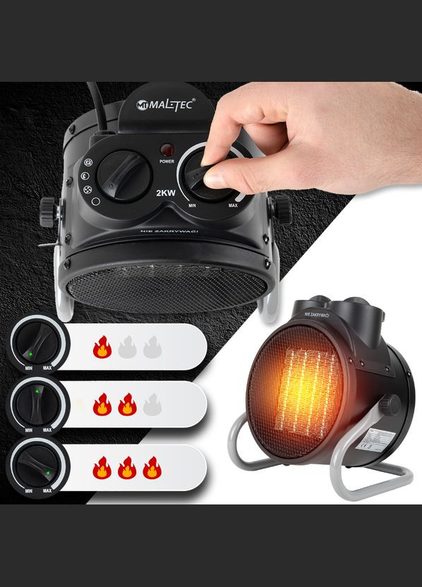 Керамический нагреватель 2кВт (Польша) Maltec (337342054)