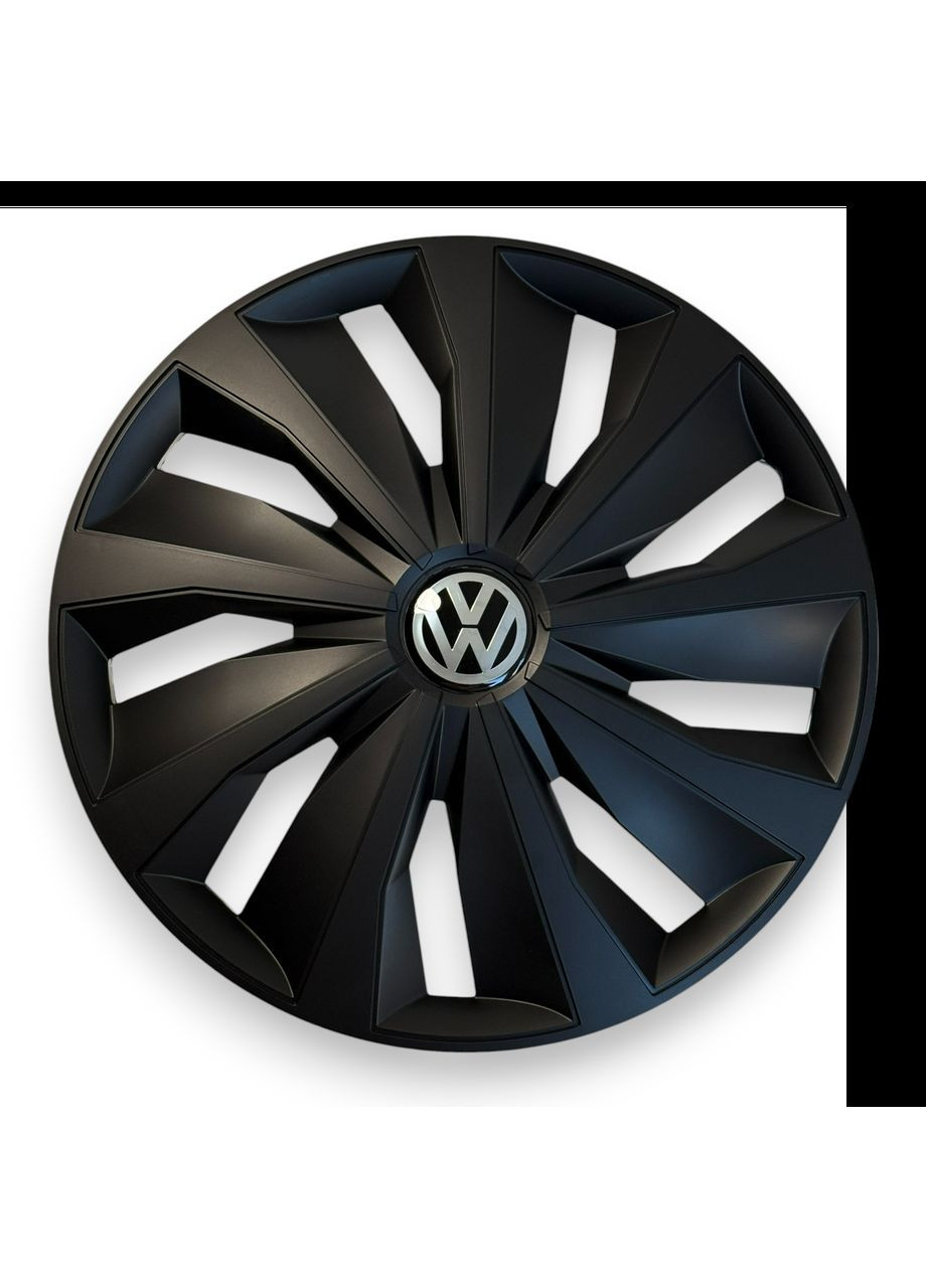 Колпаки на колеса Grip Pro Black R16 с логотипом Volkswagen колпаки на диски Грипп Про Блэк Р16 с логотипом Вольцваген No Brand (364464060)