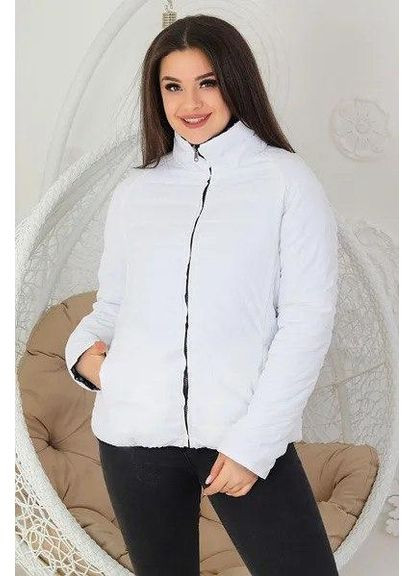 Комбинированная демисезонная m555 двухсторонняя белая + синий с белым якорем Aiza