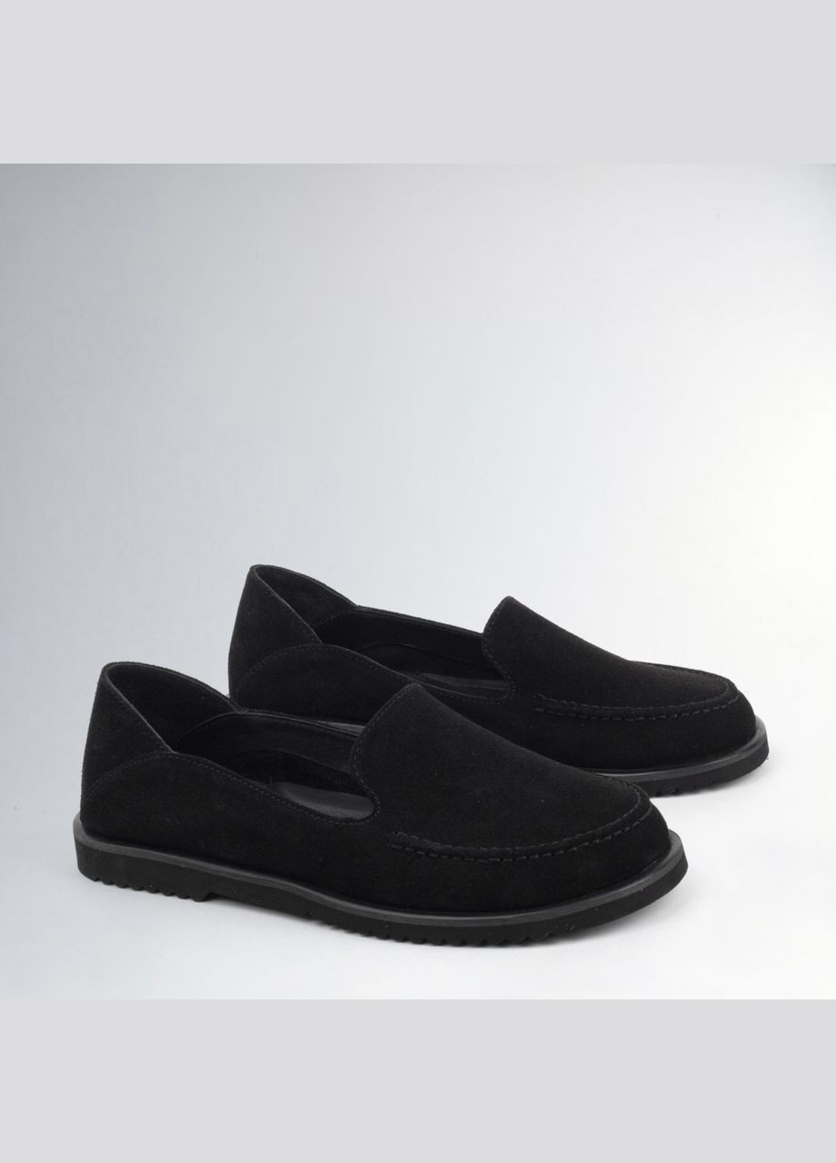 Жіночі анатомічні балетки жіночі, босоноге взуття Faber | чорні натуральна замша (322331231)