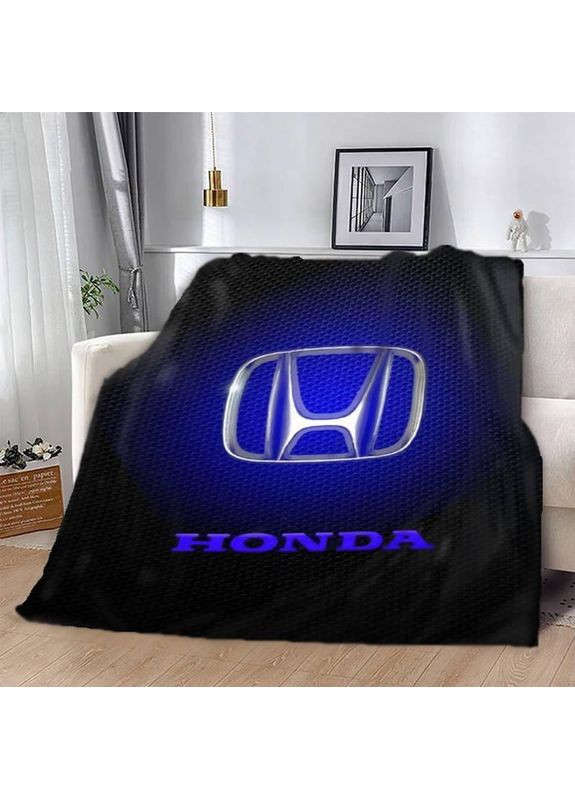 Плед Honda якісне покривало з 3D-малюнком розмір 135х160 Україна ТД (369658718)
