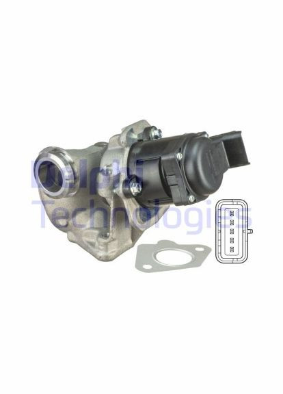 Клапан рециркуляції газів FORD FOCUS II (DA_, HCP, DP) - 1.6 TDCI EG10401-12B1 Delphi (367831066)