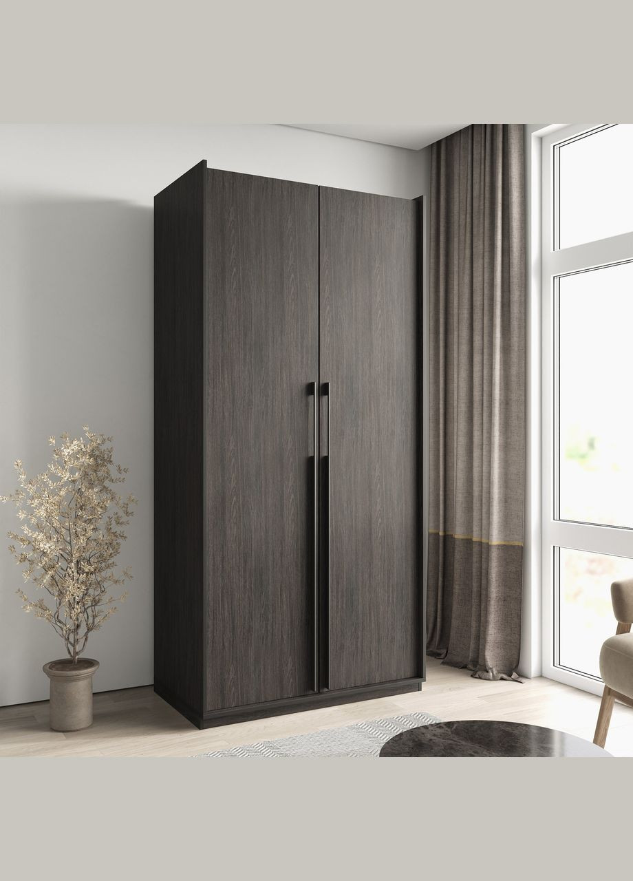 Шкаф распашной с трубой на 2 дверцы R-0014 от MORELI (335423667)