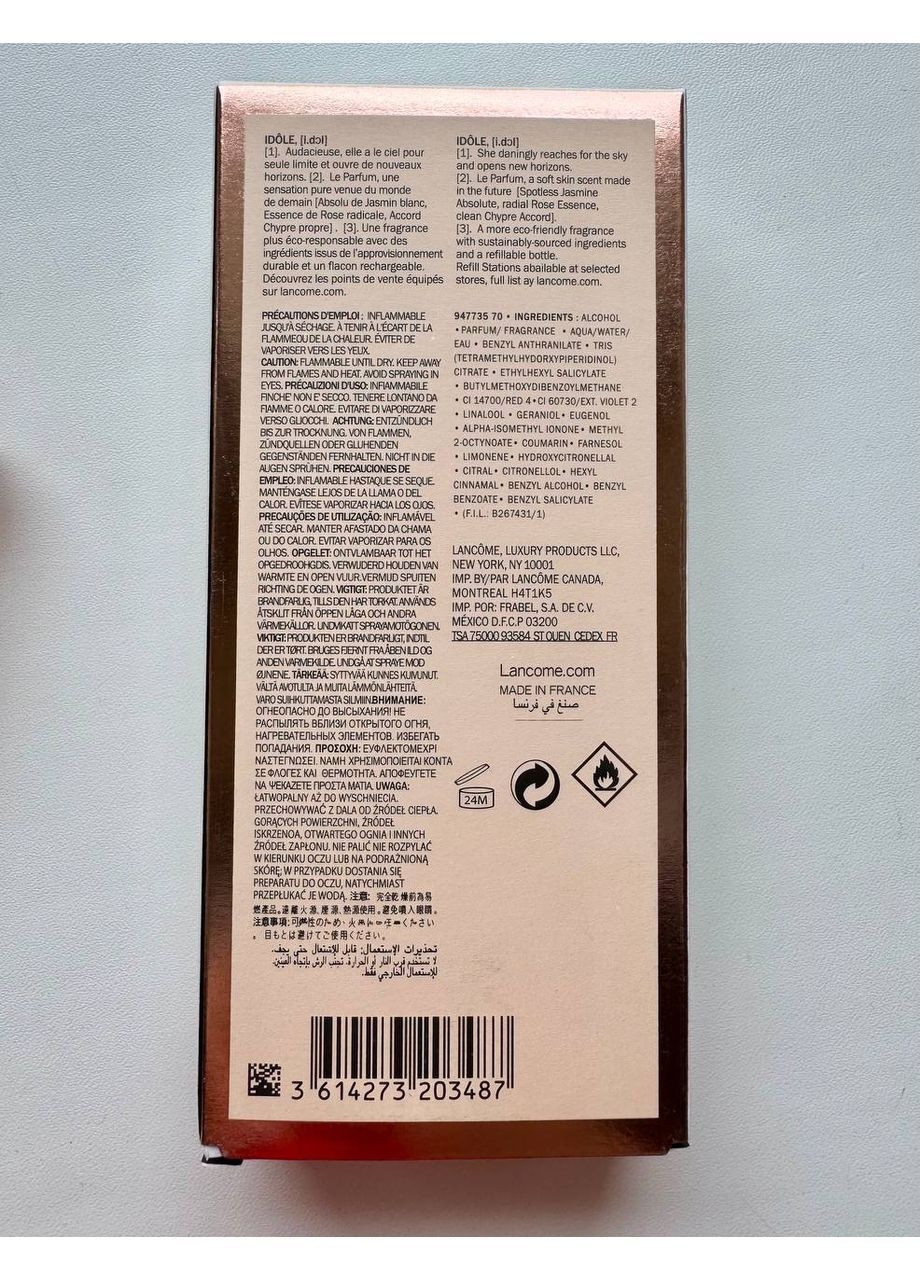 Духи женские Lancome Idole 100 мл парфюм Идол No Brand (366183702)