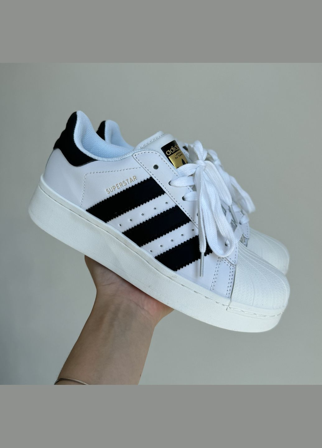 Кроссовки женские и мужские Adidas Superstar white | Адидас Суперстар белые No Brand белые демисезоны (316507782)